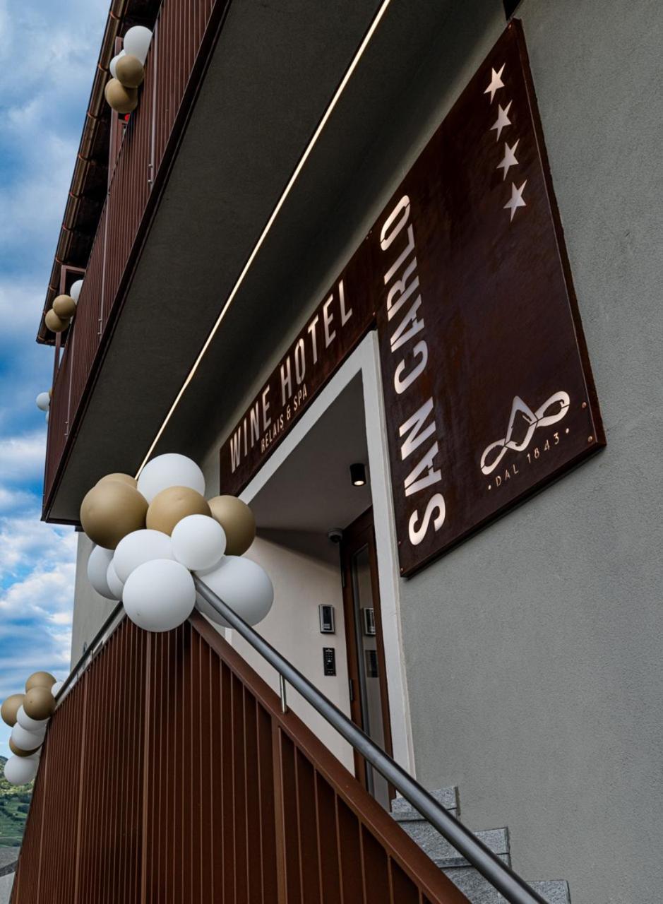 Wine Hotel San Carlo - Relais & Spa - Boutique Hotel Chiuro Exterior foto