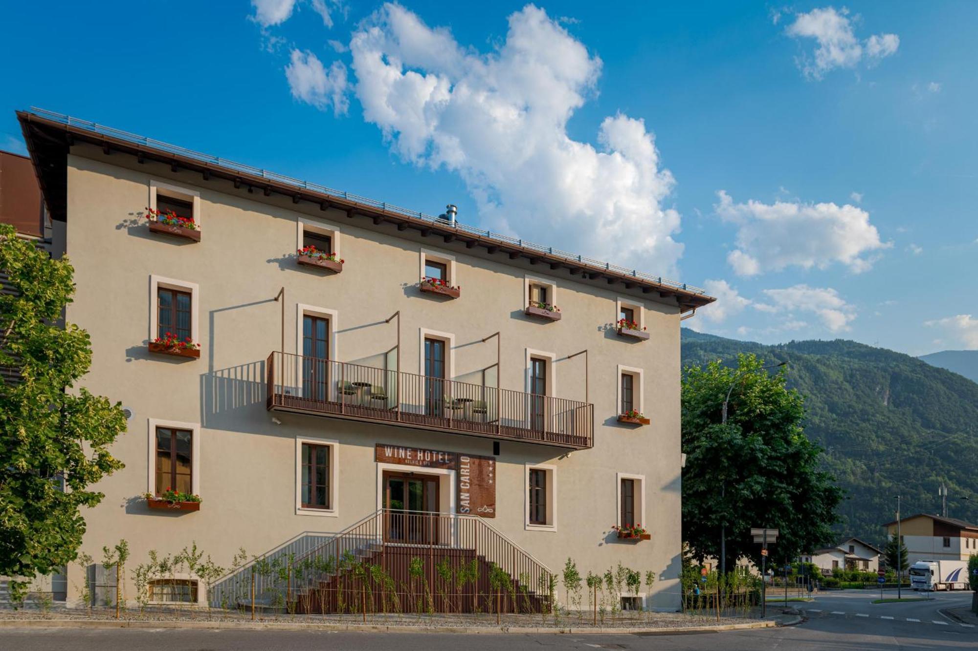 Wine Hotel San Carlo - Relais & Spa - Boutique Hotel Chiuro Exterior foto